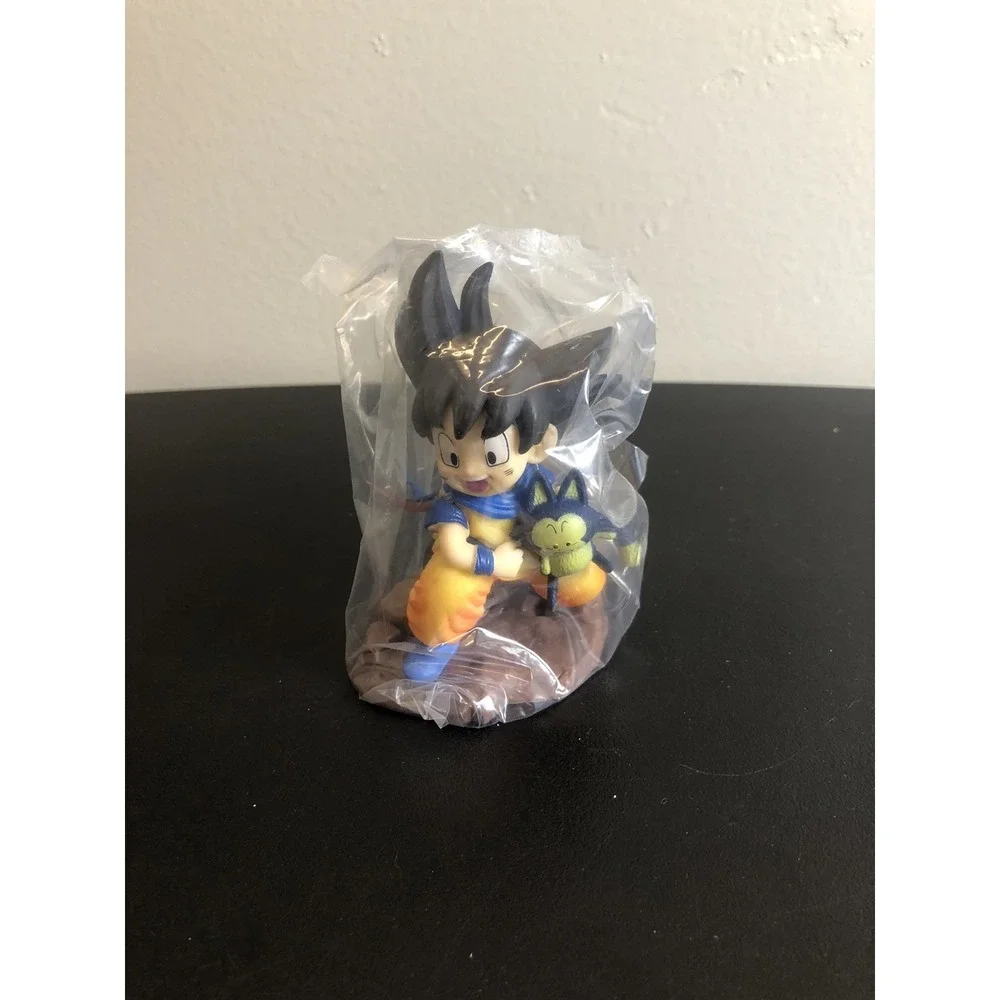 Dragon Ball Little Goku with Puar PVC Figure Statue Collectible Toy NWT